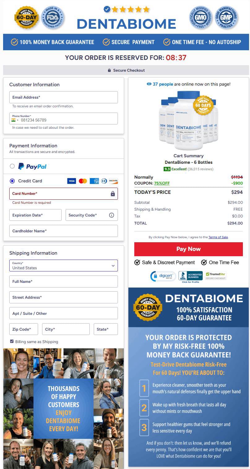 DentaBiome Buy Now 